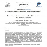 New publication: “Valorization of construction and demolition wastes: RE4 building solutions”